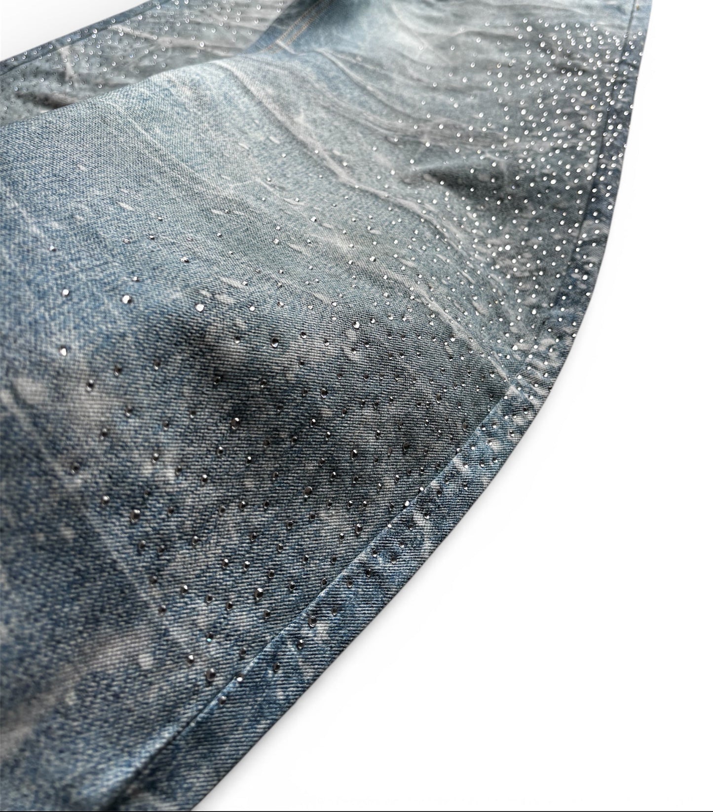 Frost Rhinestone Denim