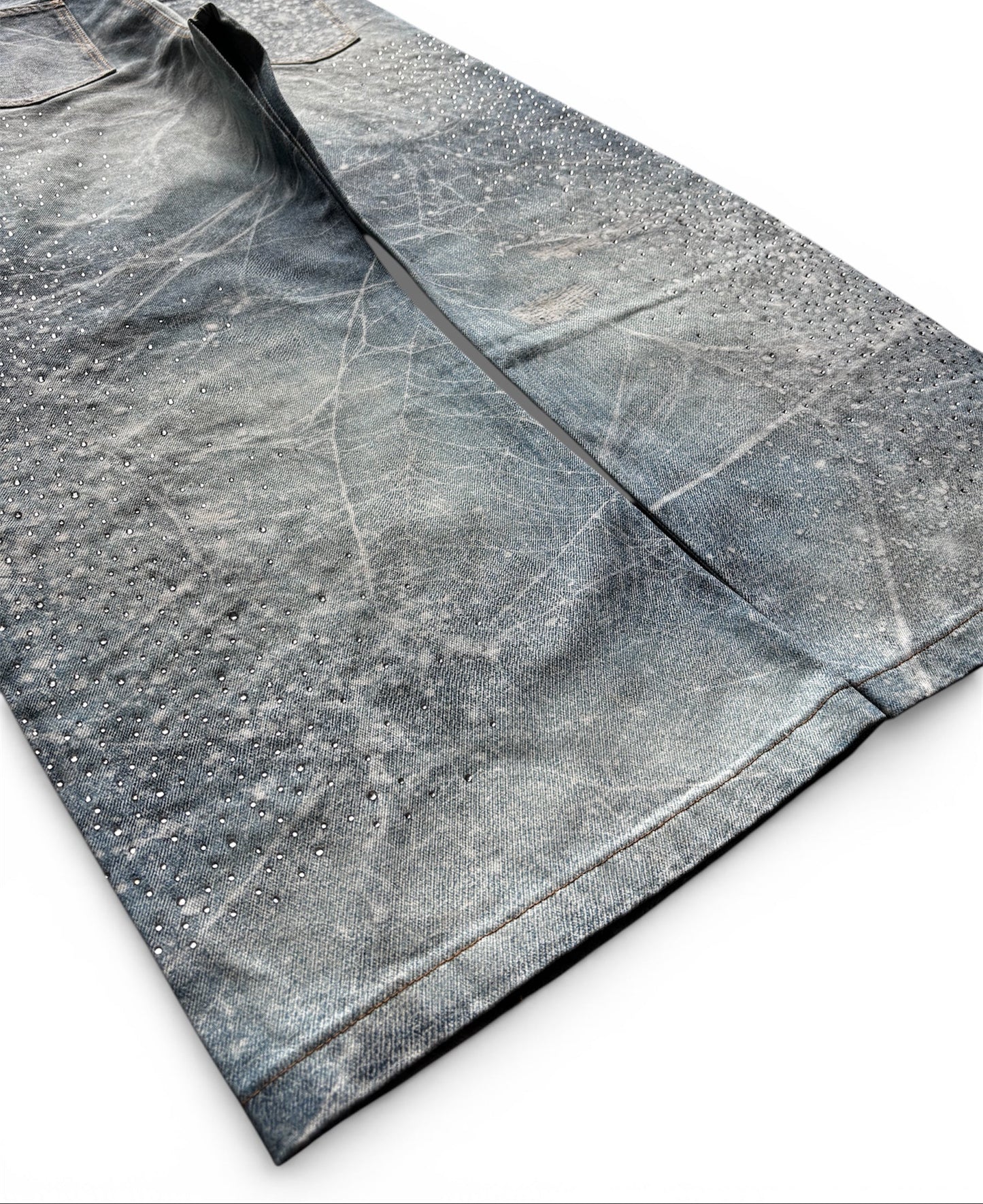 Frost Rhinestone Denim