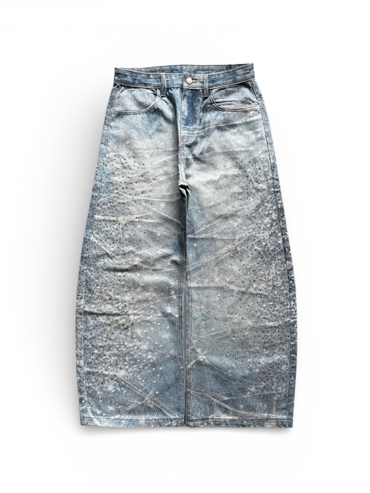 Frost Rhinestone Denim