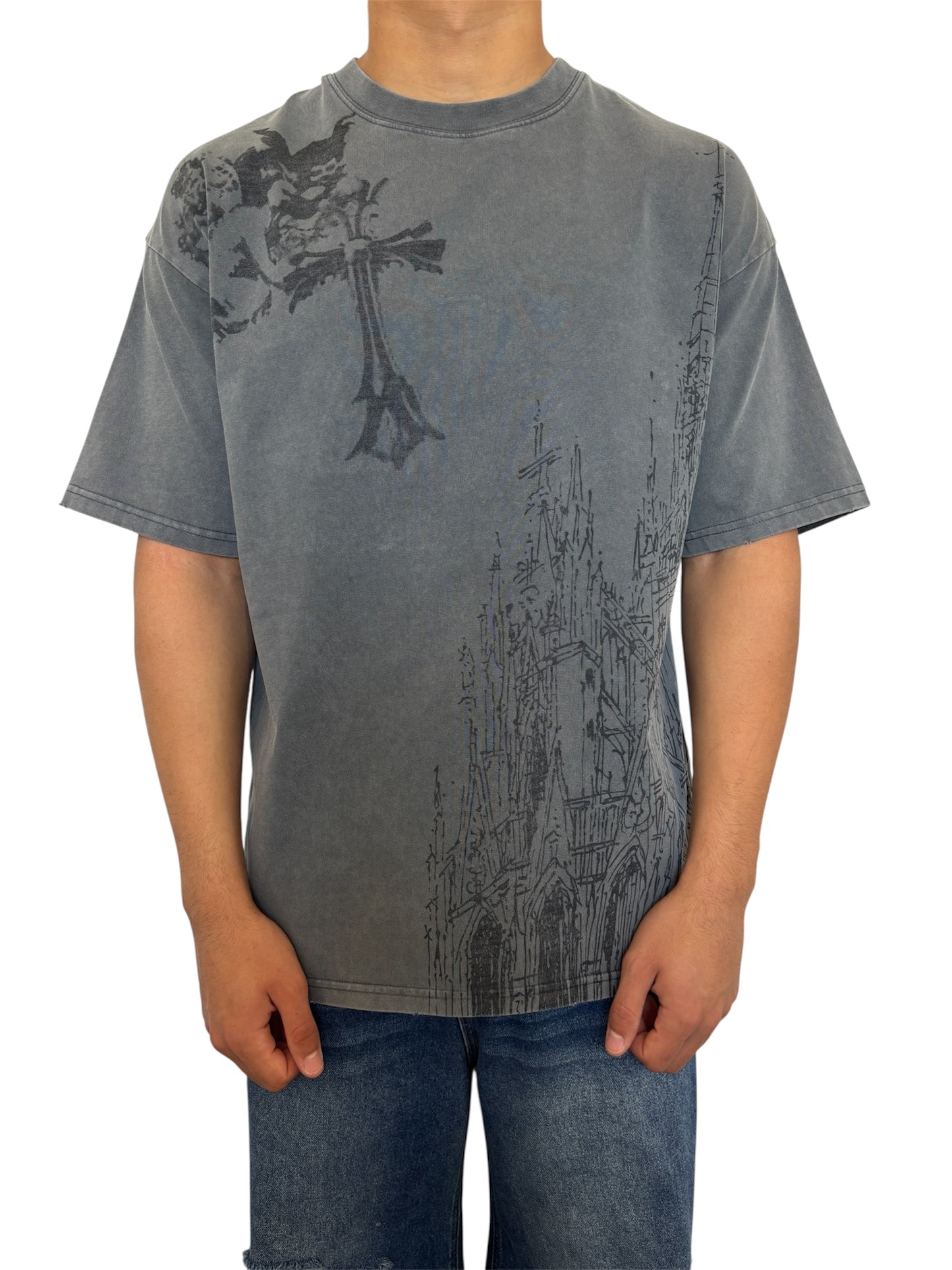 "Faded Cathedral" Tee