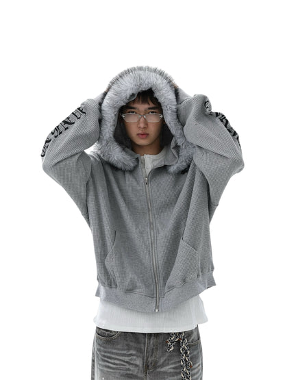 Unkwn Waffle Knit Hoodie