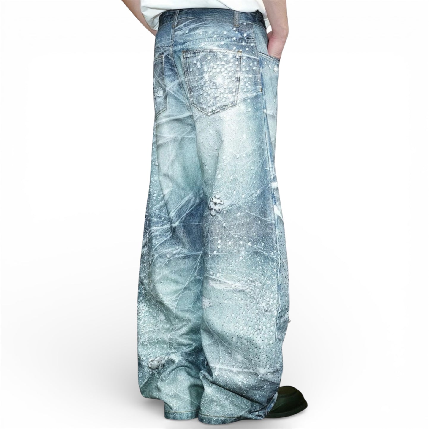 Frost Rhinestone Denim