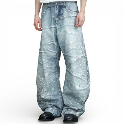 Frost Rhinestone Denim