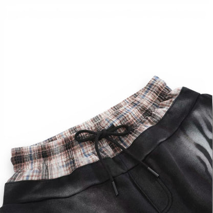 Double Waist Baggy Panther Sweats