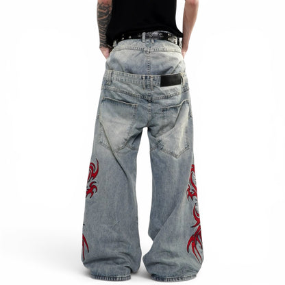 Dueling Dragons Denim