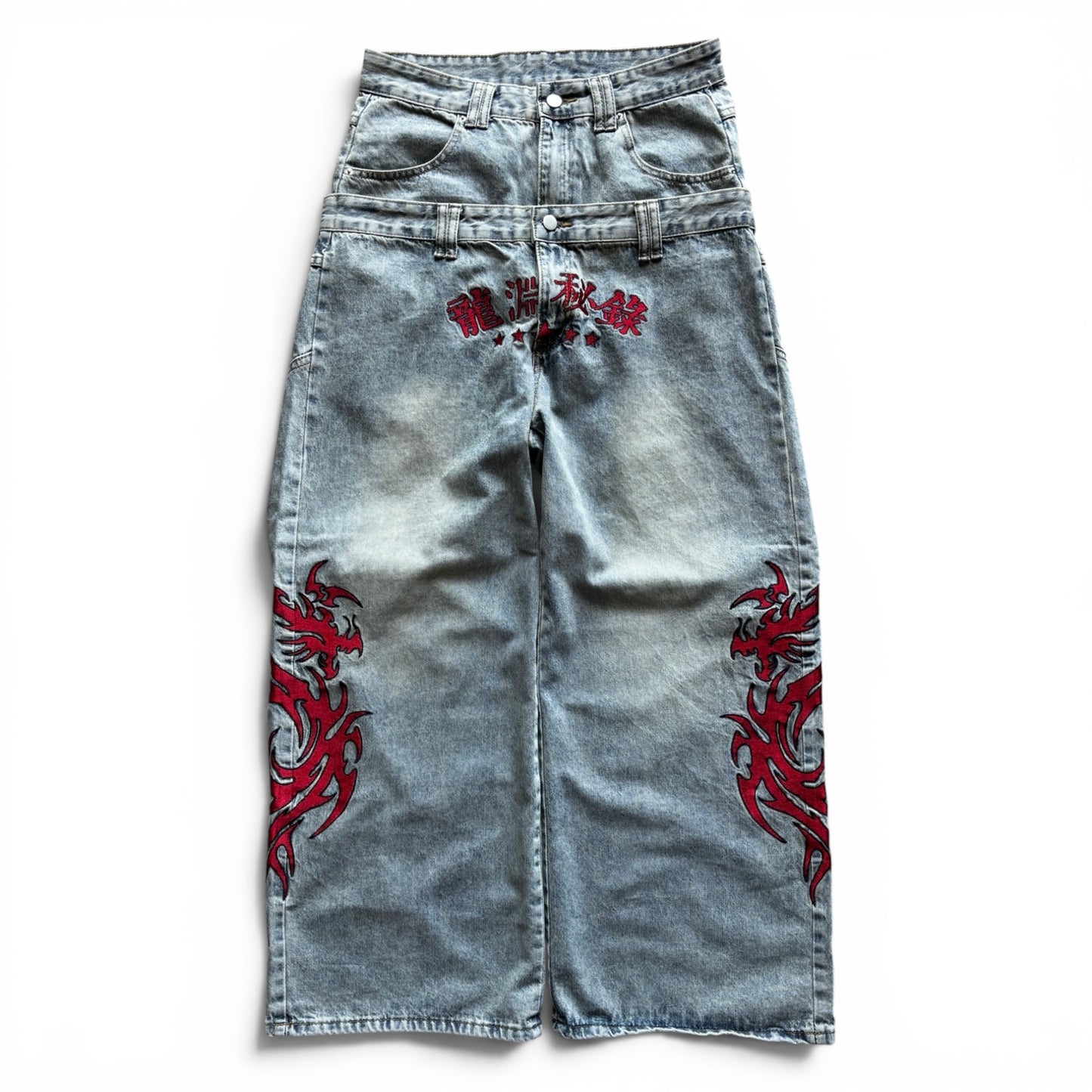 Dueling Dragons Denim
