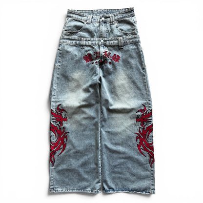 Dueling Dragons Denim