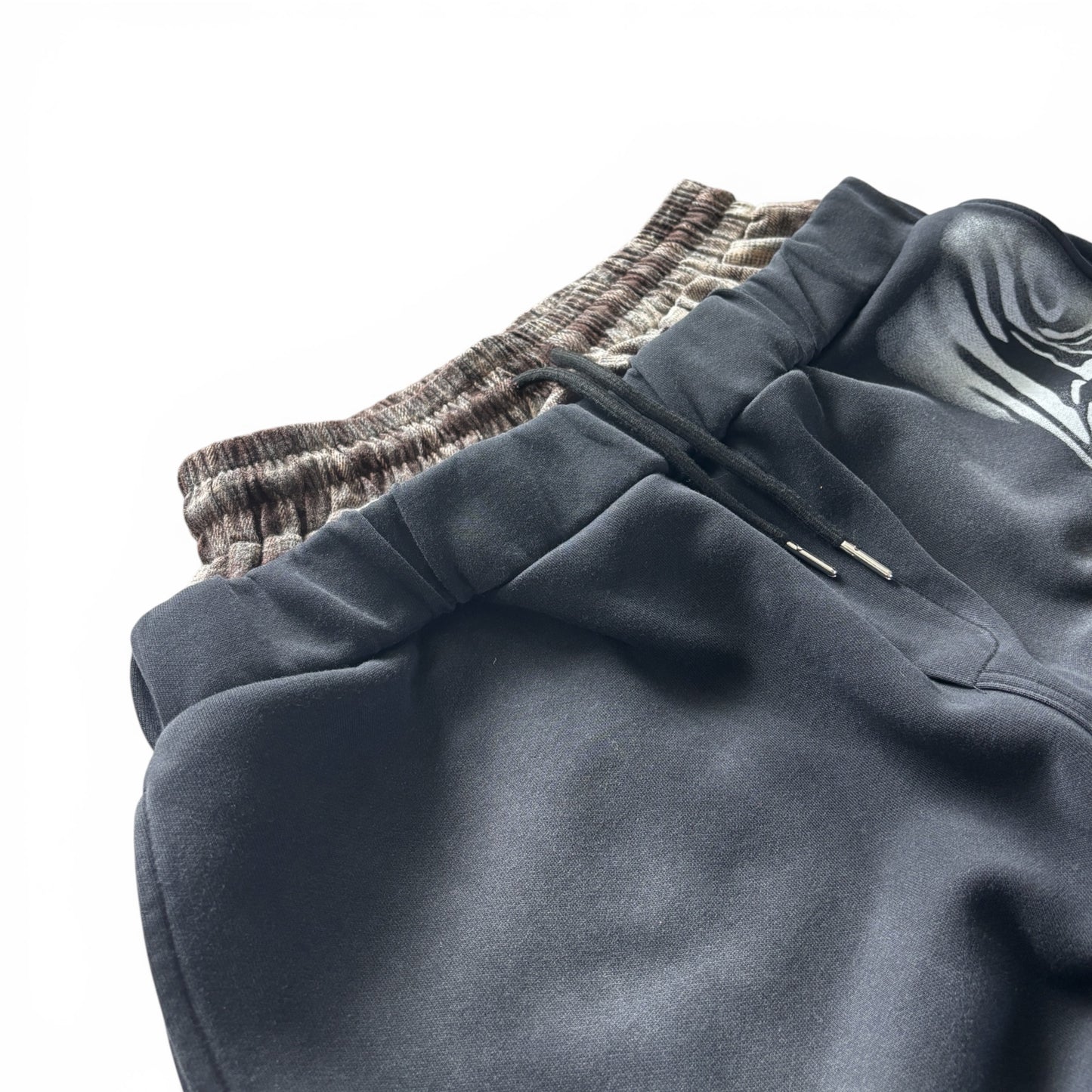 Double Waist Baggy Panther Sweats