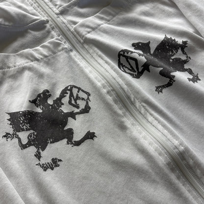 Slub Cotton Zip Up