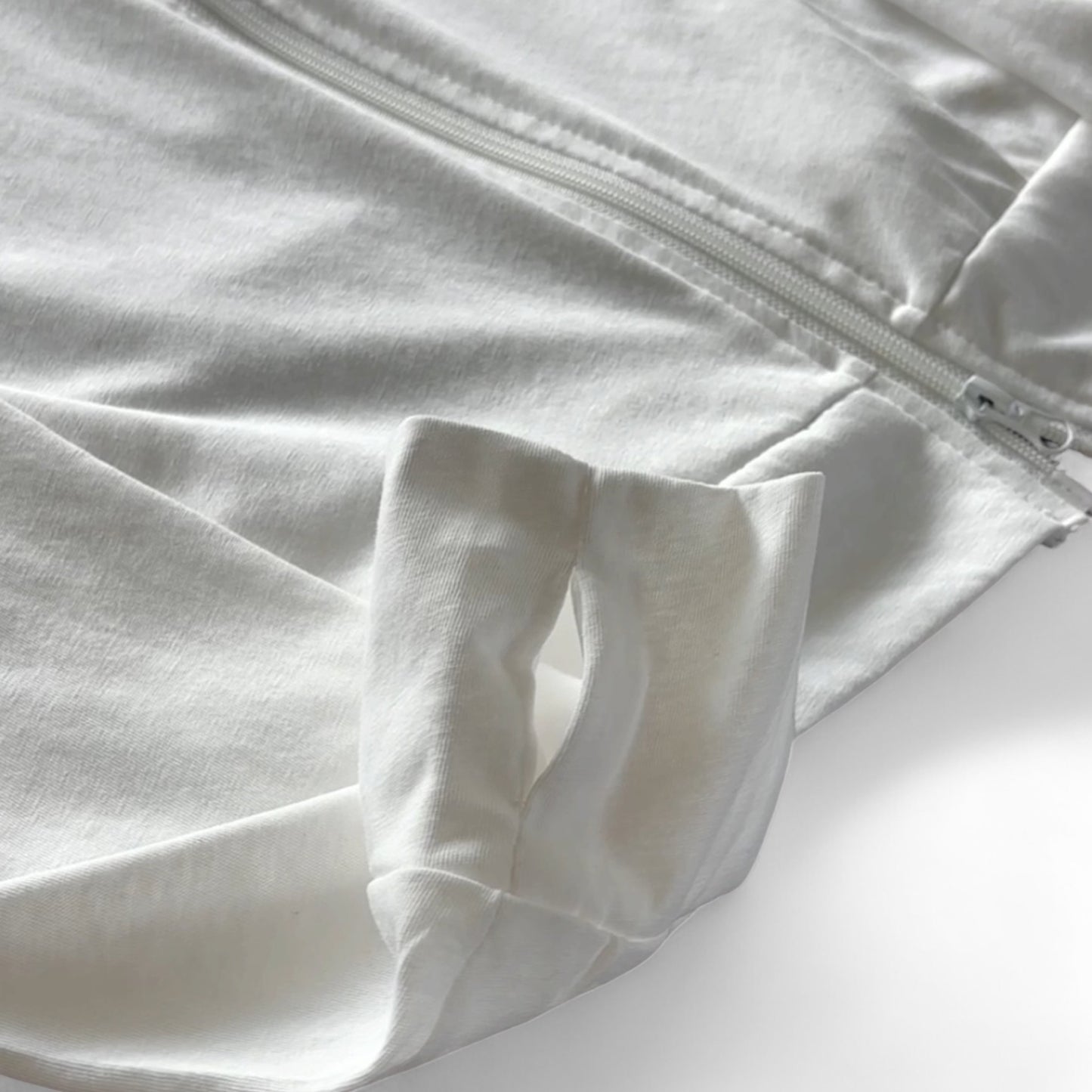 Slub Cotton Zip Up