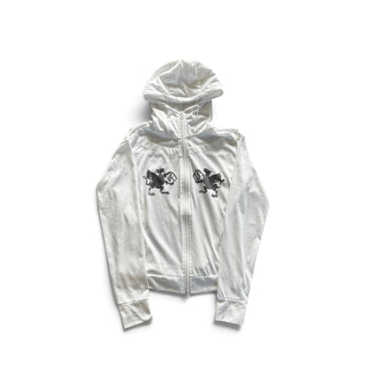 Slub Cotton Zip Up